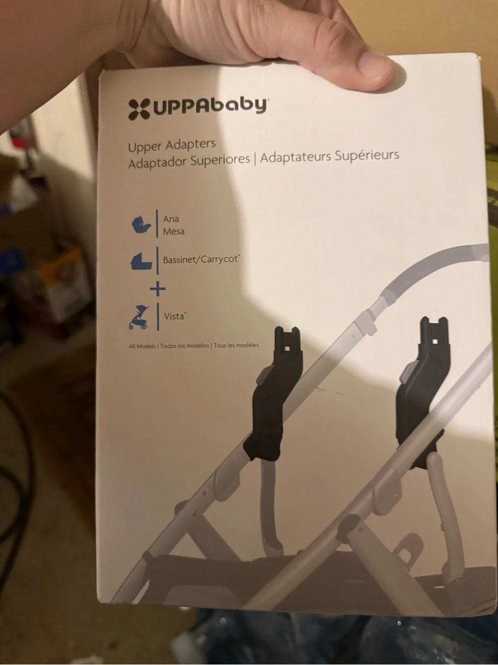 UPPAbaby Black Upper Adapters for Stroller Travel Systems